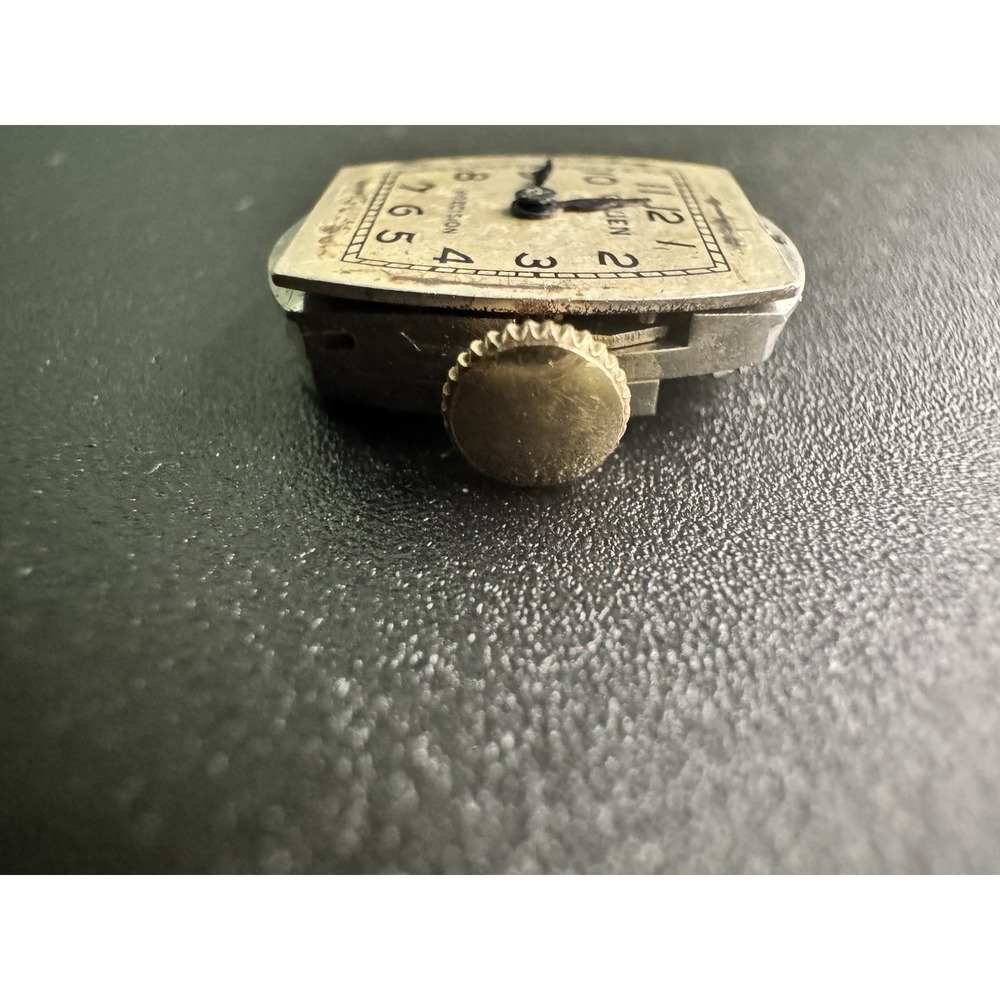 Vintage Gruen Precision‎ 17 jewel ladies wrist watch movement w/ dial & hands - Picture 3 of 4